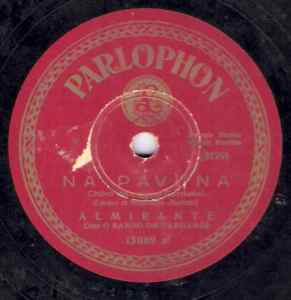 Selo do disco Palophon 13.089 com a gravação de Na Pavuna   pelo Bando dos Tangarás (Coleção do  autor)
